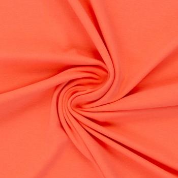 Swafing Vanessa FS25 Baumwoll Jersey Uni Koralle 636